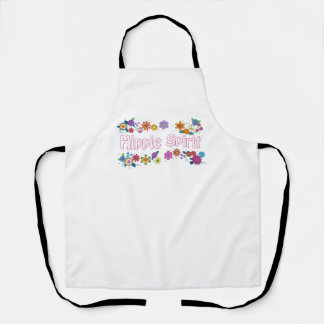 Colourful Fun Flowers Hippie Spirit Apron