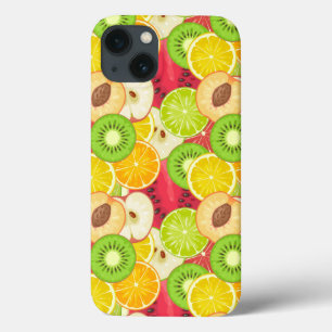 Colourful Fun Fruit Pattern iPhone 13 Case