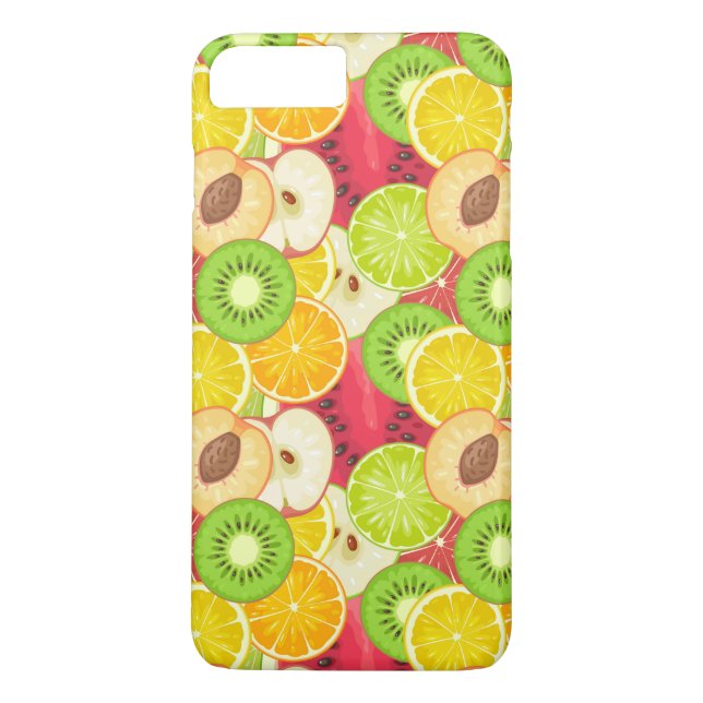 Colourful Fun Fruit Pattern Case-Mate iPhone Case (Back)
