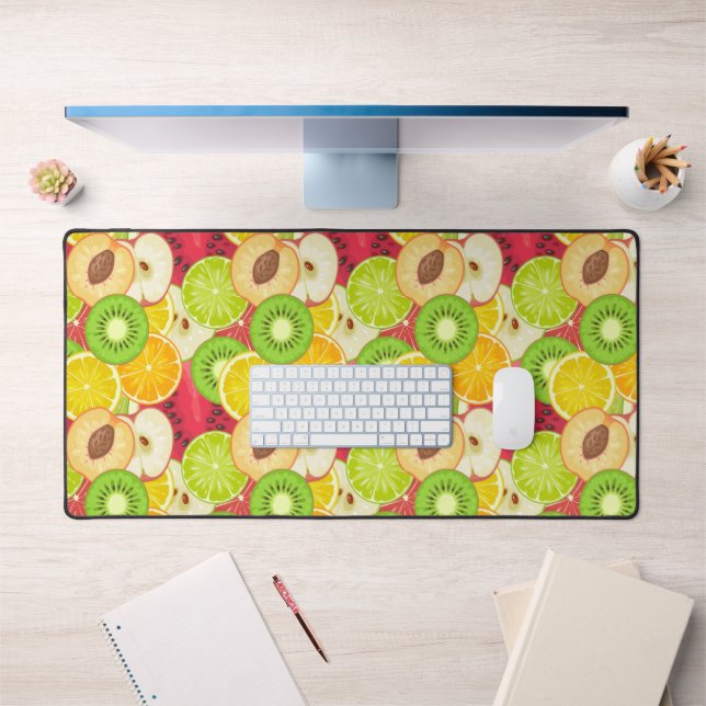 Colourful Fun Fruit Pattern Desk Mat (Office 1)