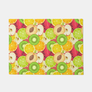 Colourful Fun Fruit Pattern Doormat