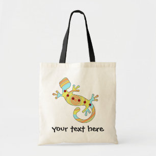Colourful Fun Gecko Lizard Tote Bag