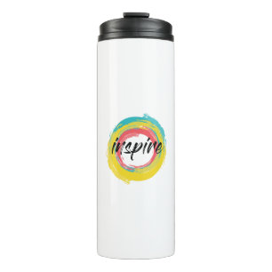 Colourful, fun, modern vibrant cool design Inspire Thermal Tumbler