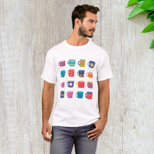 Colourful Fun Patterned Coffee Mug Set  T-Shirt