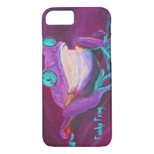 Colourful funky frog iPhone 7 case