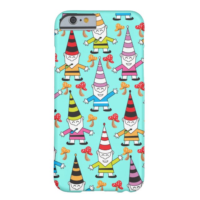 Colourful Funky Gnomes with toadstools Case-Mate iPhone Case (Back)