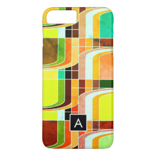 Colourful Funky Retro Inspired iPhone 8 Plus/7 Plus Case