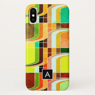 Colourful Funky Retro Inspired iPhone X Case