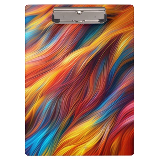 Colourful Fur Texture Background-68454 Clipboard (Front)