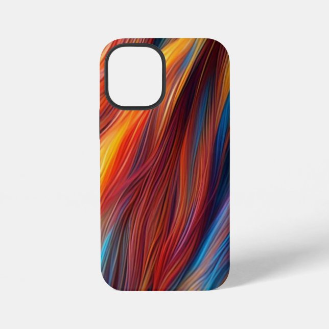 Colourful Fur Texture Background-68454 iPhone Case (Back)