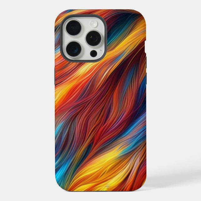 Colourful Fur Texture Background-68454 iPhone Case (Back)