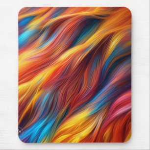 Colourful Fur Texture Background-68454 Mouse Pad