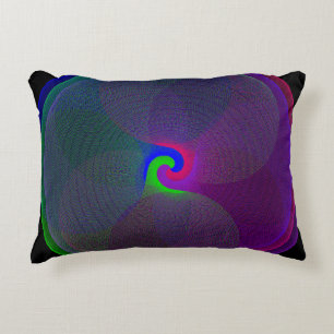 Colourful Fused Geometric Accent Pillow