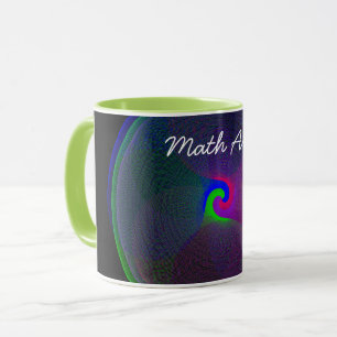 Colourful Fused Geometric Math Art Coffee Mug