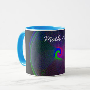 Colourful Fused Geometric Math Art Coffee Mug