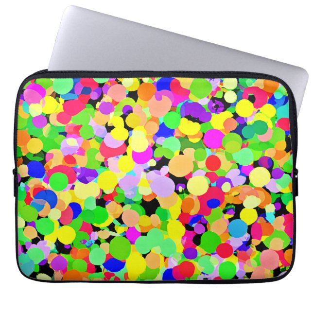 Colourful Fusion Pattern Design Laptop Sleeve (Front)
