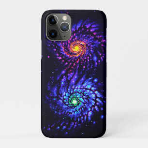 Colourful galaxies iPhone 11 pro case