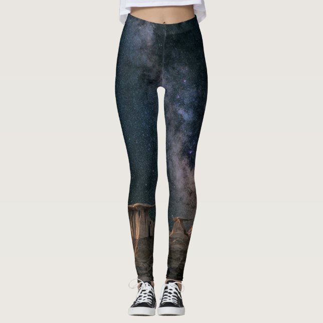 Colourful Galaxy Leggings (Front)