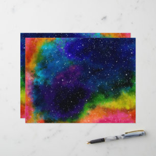 Colourful Galaxy Paper
