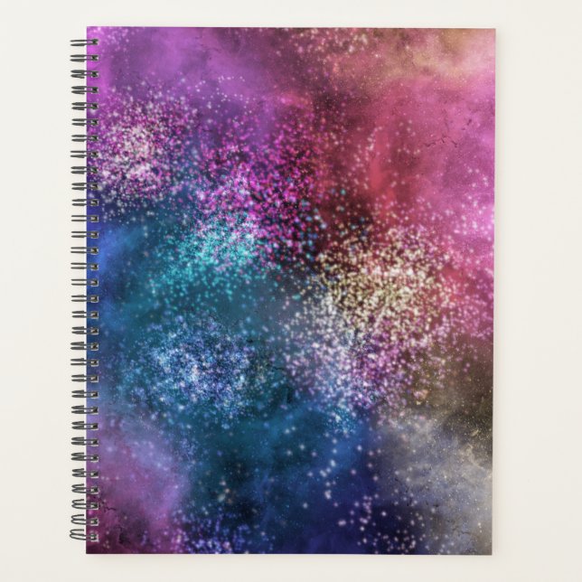 Colourful Galaxy Pattern Planner (Front)