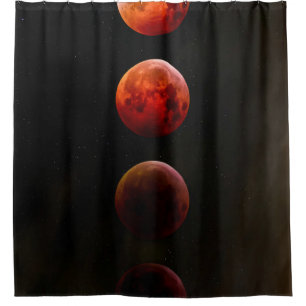Colourful Galaxy Shower Curtain