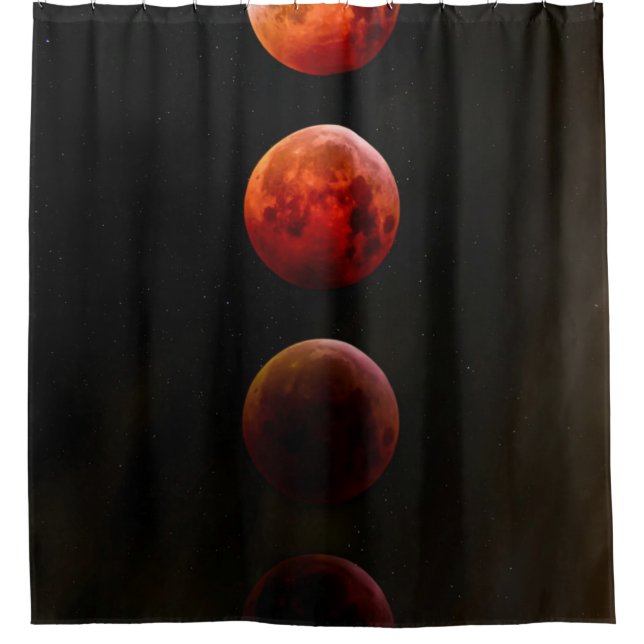 Colourful Galaxy Shower Curtain (Front)