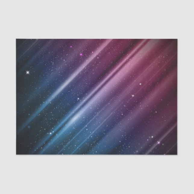 Colourful galaxy tissue paper (Front)