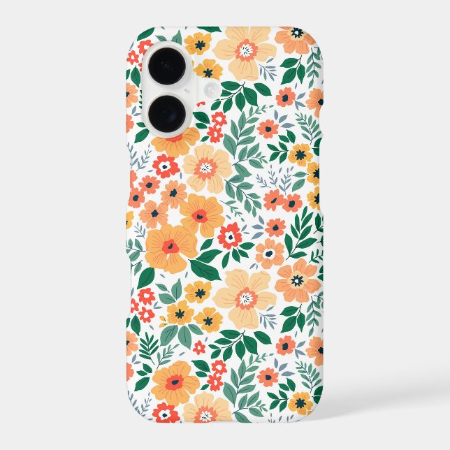 Colourful Garden Bouquet Pattern Samsung Galaxy S21 Case (Back)