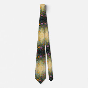 Colourful Garden Flowers Wildflower Meadow Tie