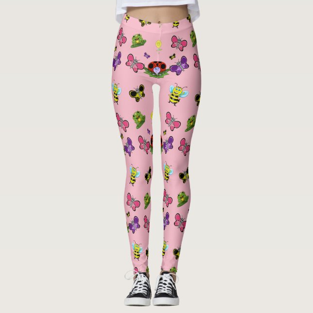 Colourful Garden Leggings (Front)