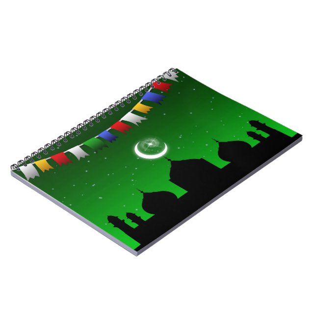 Colourful Garland with Mosque Notebook (Left Side)