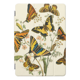 Colourful Gathering of Butterflies and Caterpillar iPad Pro Cover