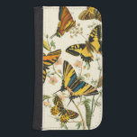 Colourful Gathering of Butterflies and Caterpillar Samsung S4 Wallet Case<br><div class="desc">How much more colourful can you get? This gathering of butterflies and caterpillars pops with pigment,  assaulting the eyes with beauty. Get your print today!</div>