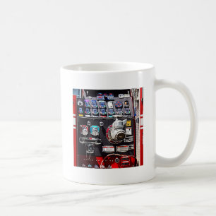 Colourful Gauges on Fire Engine Coffee Mug