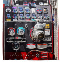 Colourful Gauges on Fire Engine