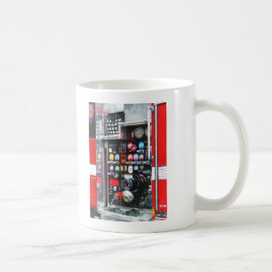 Colourful Gauges on Fire Truck Coffee Mug
