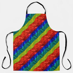 Colourful Gay LGBT Rainbow Flag Design Apron