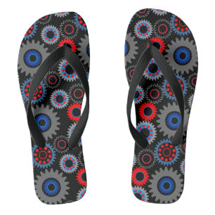 Colourful Gears Thongs