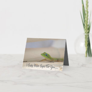 Colourful Gecko Holiday Card