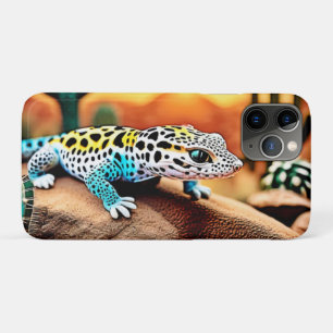 Colourful Gecko Rocks Design iPhone 11 Pro Case