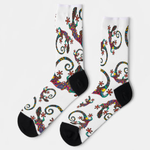 Colourful Gecko Socks