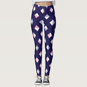 Colourful Gem Seamless Pattern Leggings