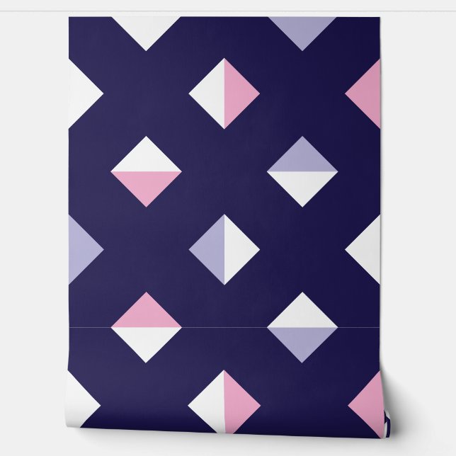 Colourful Gem Seamless Pattern Wallpaper (Unrolling)