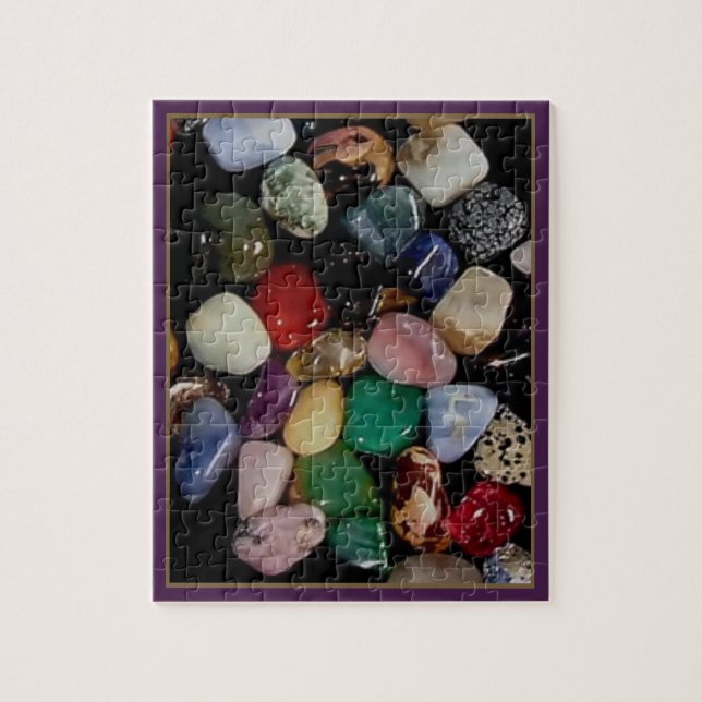 Colourful Gem Stones Jigsaw Puzzle (Vertical)