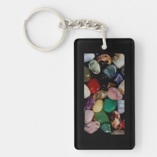 Colourful Gemstones  Key Ring