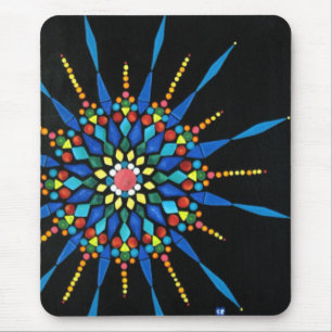 Colourful Gemstones Mosaic Mouse Pads