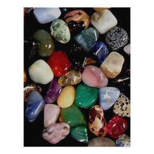 Colourful Gemstones Photo Print