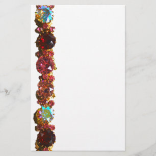 Colourful Gemstones rubies diamonds sapphires Stationery