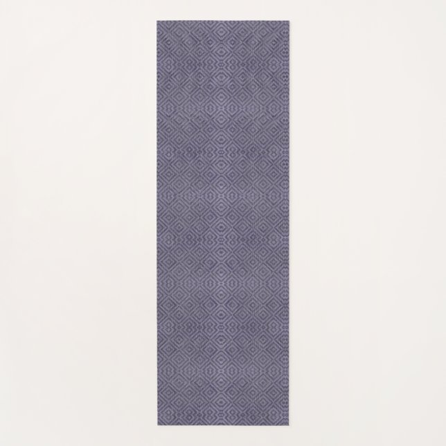 colourful genetic pattern yoga mat  (Front)