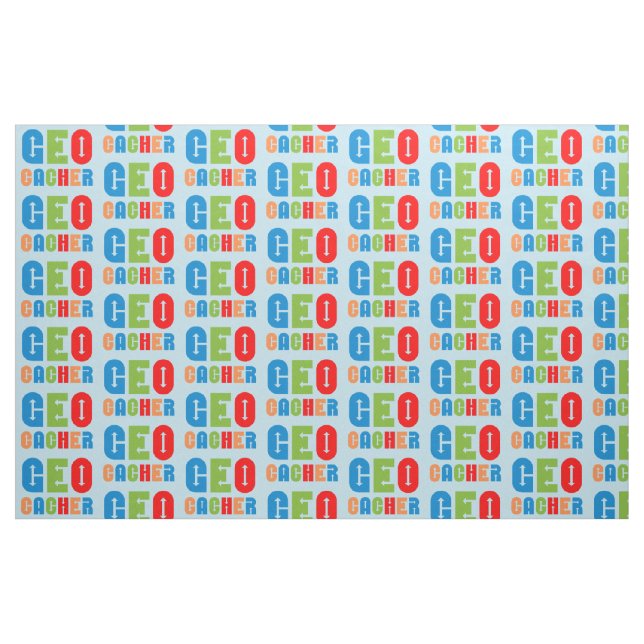Colourful Geocacher Arrows Fabric (Fat Quarter)